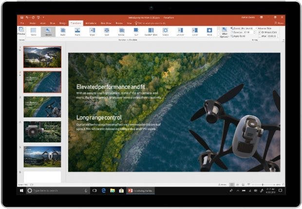 Microsoft: Office 2019 vereint viele Funktionen, die Office-365-Abonnenten schon seit geraumer Zeit kennen. (Grafik: Microsoft)