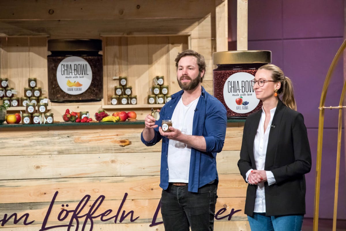 Annemarie Heyl und Brando Valencia von Chia-Bowl. (Foto: © MG RTL D / Bernd-Michael Maurer)