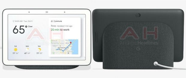 So sieht der Google-Home-Hub aus. (Bild: Android Headlines)