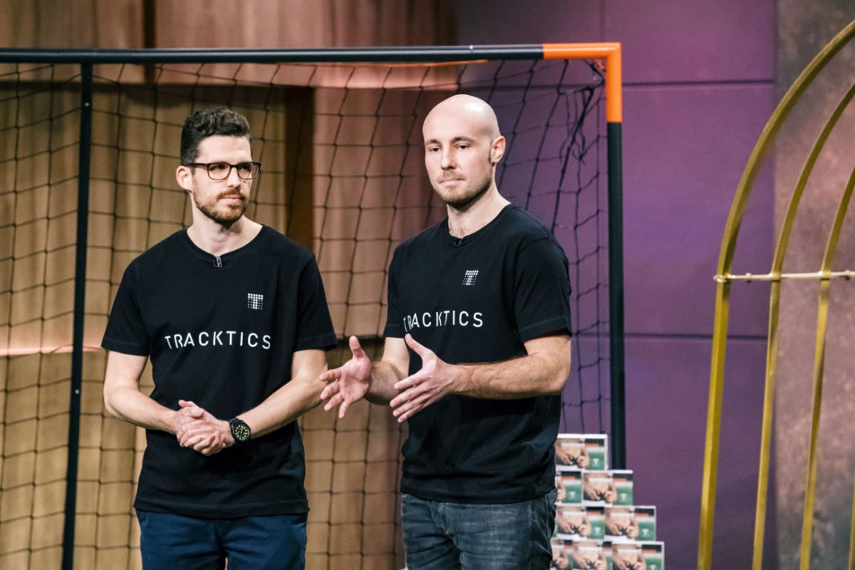 Patrick Haas (l.) und Benjamin Bruder von Tracktics (Foto: MG RTL D)