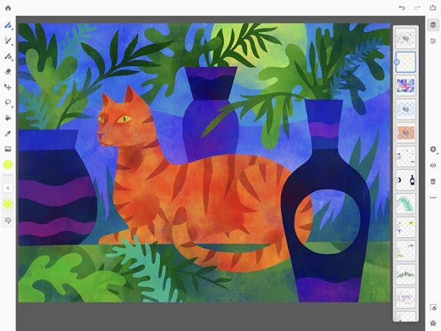 Project Gemini richtet sich an Digital-Künstler. Ein vollwertiger Illustrator-Ersatz ist es allerdings nicht. (Screenshot: Adobe)