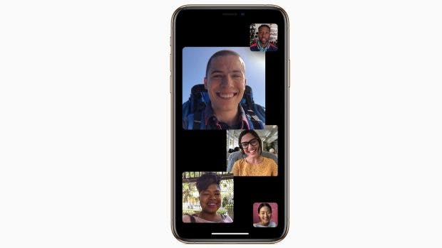 Apple integriert mit OS 12.1 die Gruppen-FaceTime-Funktion. (Bild: Apple)