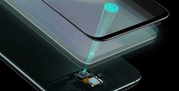 Der Fingerabdruckleser im Oneplus 6T. (Bild: Oneplus)
