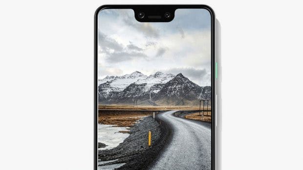 Pixel 3 XL: Viel Display, aber auch viel Notch. (Bild: Google)