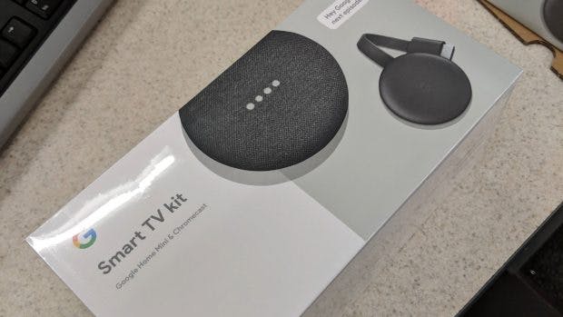 Smart TV Kit 2018: Mit Home Mini und dem neuen Chromecast. (Foto: reddit)