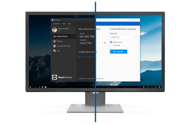 Die neue Version kommt mit einem Dark Mode. (Bild: Teamviewer)