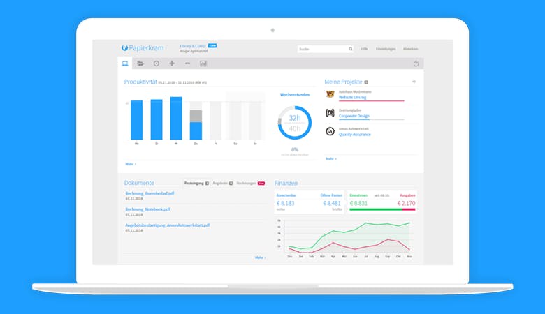 Papierkram_Dashboard