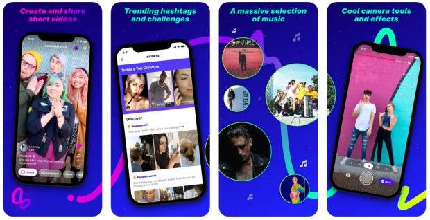 Facebooks Tiktok-Alternative Lasso ist vorerst nur in den USA verfügbar. (Screenshot: App-Store)