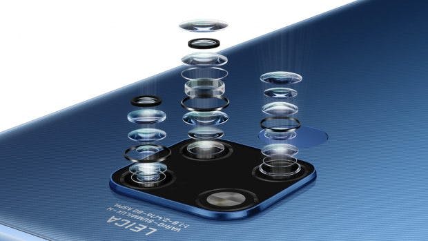 Das Huawei Mate 20 X besitzt die gleiche TripleCam wie das Pro-Modell. (Bild: Huawei)