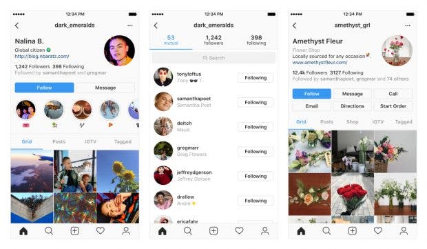 In den kommenden Wochen könnte euer Instagram-Profil wie eines dieser Beispiele aussehen. (Grafik: Instagram)