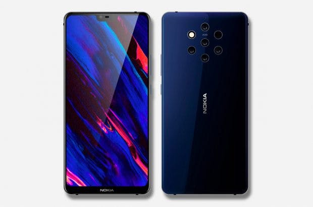 Ein Nokia 9 wird wohl erst 2019 erscheinen. (Renderbild: <a href="https://twitter.com/VenyaGeskin1/status/1037797173327540228">Ben Geskin</a>)