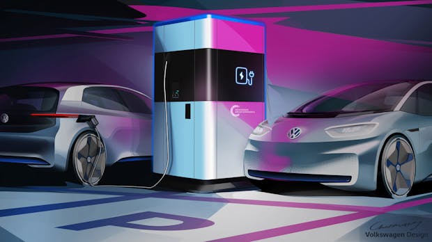 Schnellladen in nur 17 Minuten – VW kündigt eine „Powerbank“ fürs E-Auto an