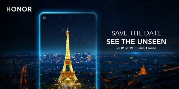 Der Launch für das globale Modell des Honor View 20 findet am 22. Januar statt. (Bild: Honor)