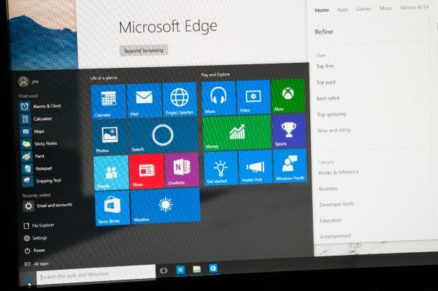 Microsoft Edge. (Foto: Shutterstock)