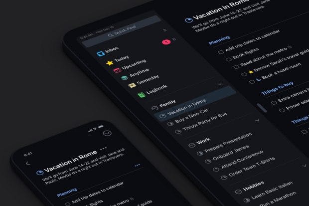 Nicht Nur Fur Oled Iphones To Do App Things Bringt Dark Mode