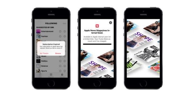 Eine Vorschau von Apples „Netflix für News“ ist in einer Beta-Version von iOS 12.2 entdeckt worden. (Bild: 9to5Mac)