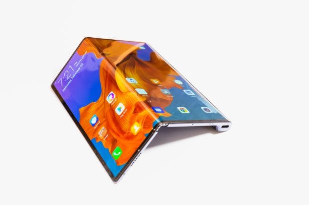 Ausgeklappt bietet das Huawei Mate X eine Displaydiagonale von acht Zoll. (Foto: Huawei)