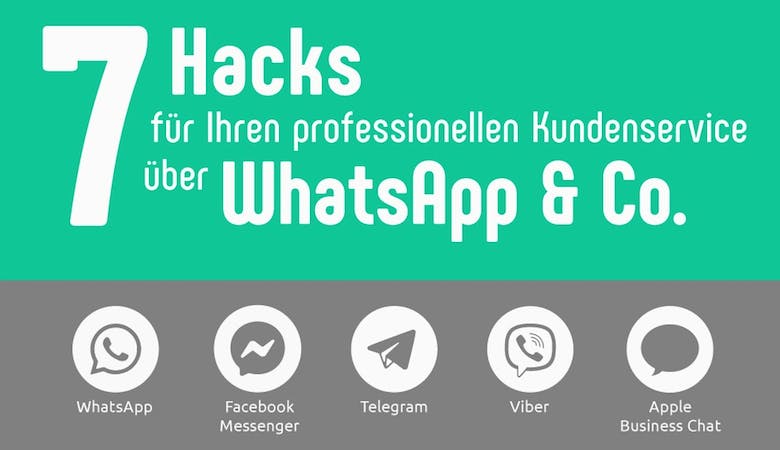 7 Hacks für den Kundenservice via Messenger