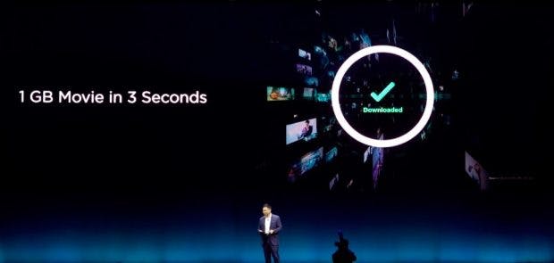 Das Huawei Mate X kommt mit 5G-Modem. (Screenshot: t3n)