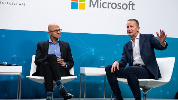 Microsoft und Volkswagen bauen Zusammenarbeit bei Cloud-Diensten aus