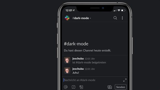 Slack bringt Dark Mode für seine Smartphone-Apps