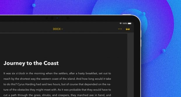 Die Export-Vorschau, die auch als Lese-Ansicht genutzt werden kann, hat jetzt auch einen Dark Mode. (Bild: Ulysses)