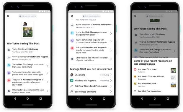 Neue Funktion im Newsfeed von Facebook