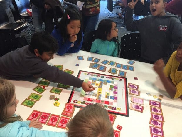 Children play coderbunnyz