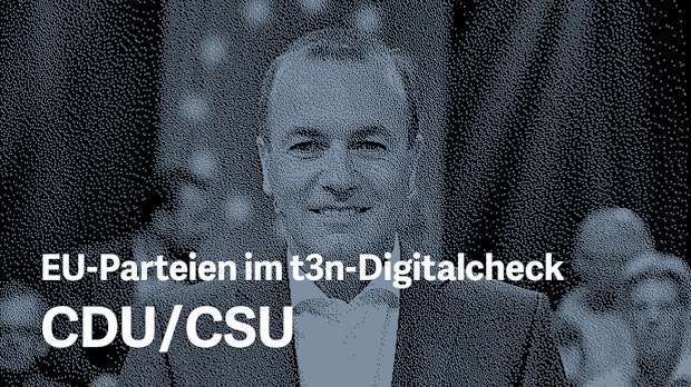 Europawahlprogramm im Digitalcheck: Das will die CDU/CSU