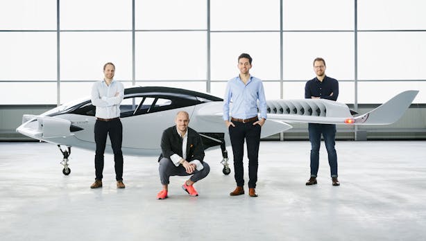 Lilium schickt erstmals sein fünfsitziges Flugtaxi in die Luft