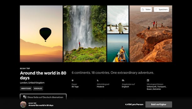 Weltreise Mit Airbnb Neue Kategorie Abenteuer Bringt Euch In 80 en Um Den Globus