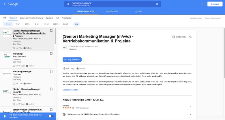 Recruiting Google for Jobs