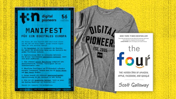 Das Fachbuch zu Amazon, Apple, Facebook und Google: „The Four“ gratis zu deinem neuen t3n Abo!