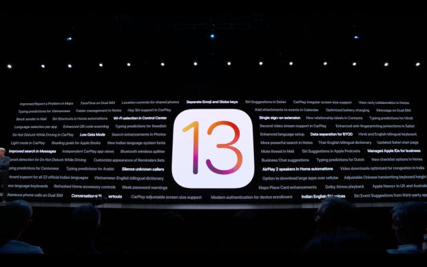 iOS 13 kommt mit vielen neuen Funktionen. (Screenshot:t3n)