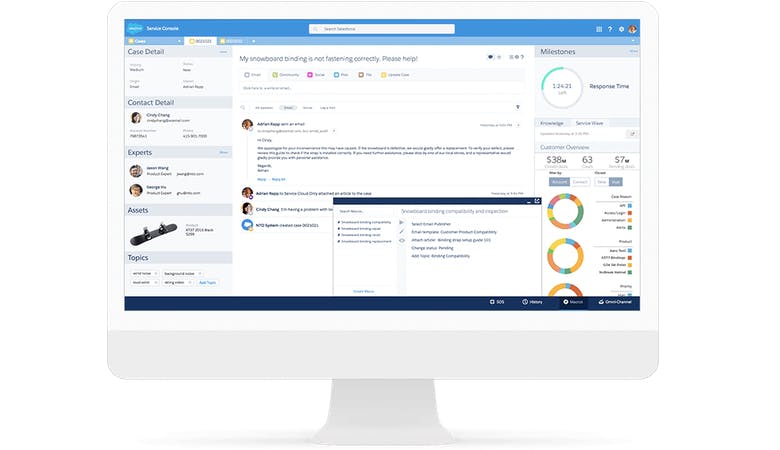 Alles Relevante auf einen Blick: Die Service Cloud von Salesforce