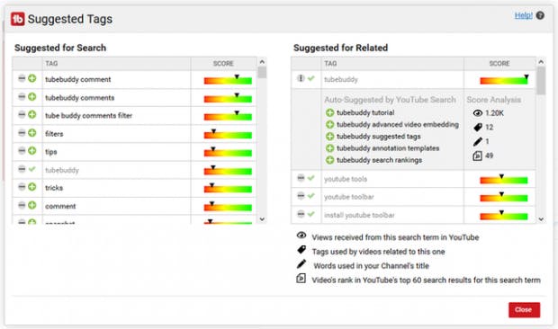 Youtube-SEO-Tools: TubeBuddy
