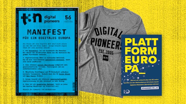 Sichere dir das Fachbuch „Plattform Europa“ jetzt zu deinem t3n Abo!