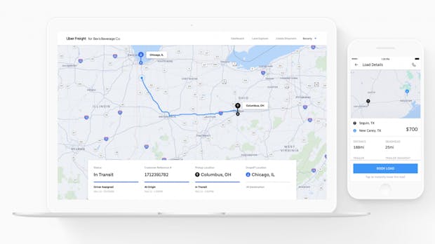 Uber Freight: Logistik-App jetzt auch in Deutschland