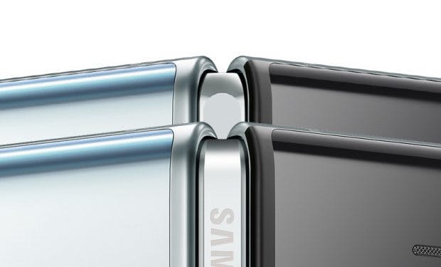 Die Änderungen am Scharnier sind auf den ersten Blick (alt: oben; neu: unten) kaum zu erkennen. (Bild: Samsung; The Verge)