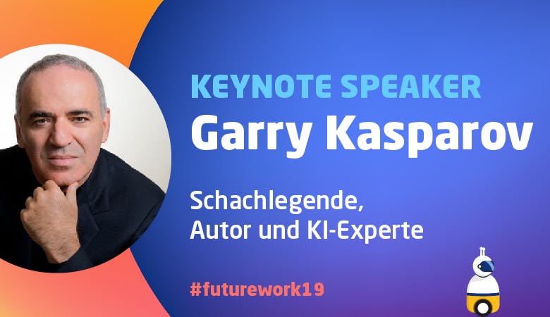 Keynote-Speaker Garry Kasparov eröffnet die FUTUREwork 2019