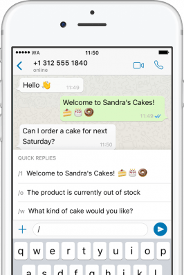 Whatsapp Business erweitert den Messenger und grundlegende Funktionen für Kundenkontakt und Management für kleine Unternehmen. (Screenshot: Whatsapp)