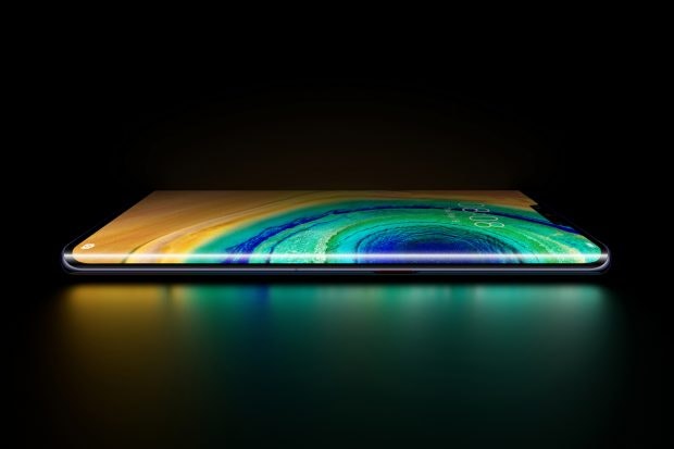 Huawei Mate 30 Pro mit „Horizon-Display“ – ohne Lautstärkebuttons. (Bild: Huawei)