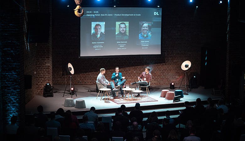 Podiumsdiskussion auf der DL-Summit 2018. (Foto: Digitale Leute)