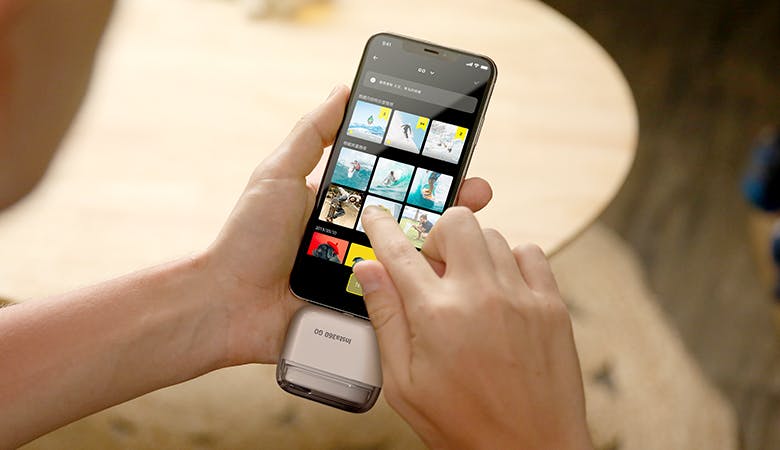 AI basierte Bildbearbeitung bei der Insta360 GO. (Foto: Hardwrk)