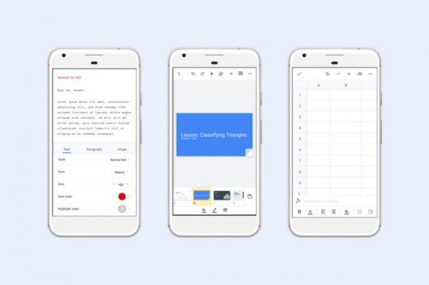 G-Suite für Android mit Redesign. (Bild: Google)