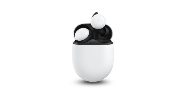 Googles Pixel Buds True-Wireless-Stöpsel lassen sich im Case aufladen. (Bild: Google)