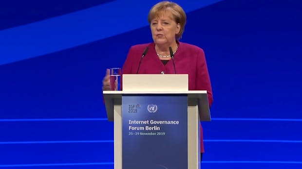 Plädoyer für das freie Internet: Merkel warnt vor Abschottungspolitik