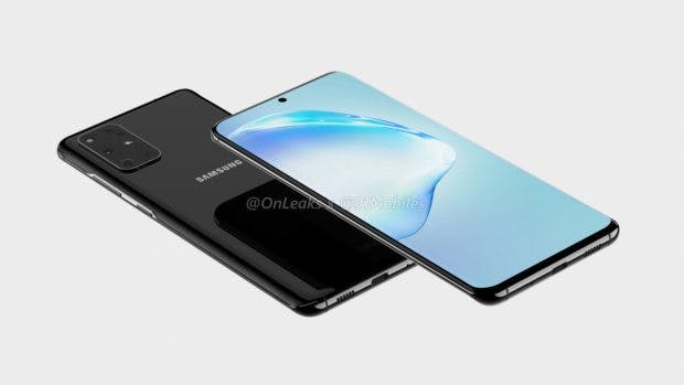 Samsung Galaxy S11 Renderbild. (Bild: Onelaks; 91 Mobiles)
