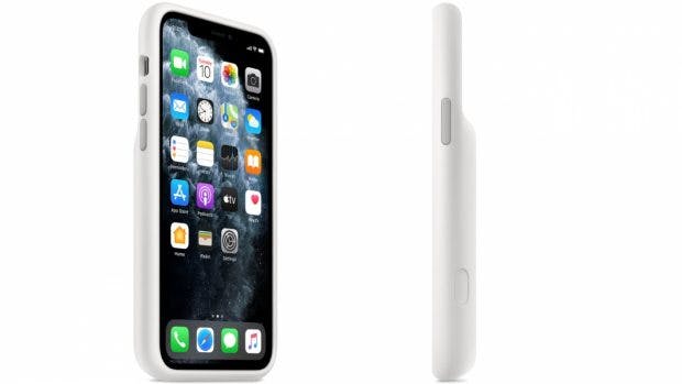 iPhone 11 (Pro) Smart-Battery-Case mit dediziertem Kamera-Button. (Bild: Apple)