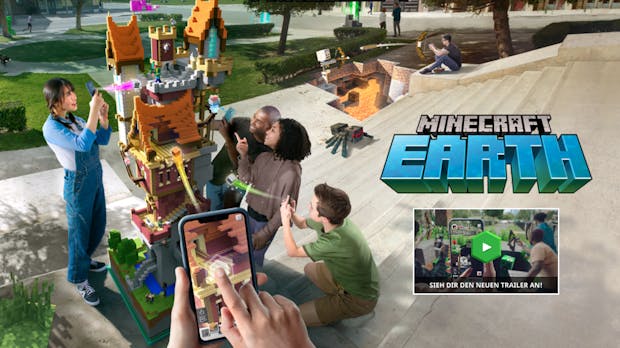 Minecraft Earth: Augmented-Reality-Game jetzt auch in Deutschland spielbar